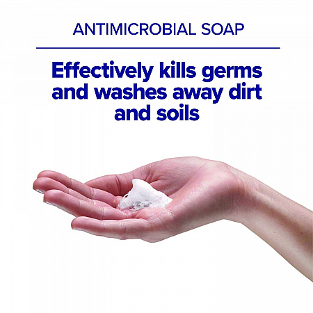 Healthcare HEALTHY SOAP 0.5% PCMX Antimicrobial Foam Refill, For CS4 Dispensers, Fragrance-Free, 1,250 mL, 4/Carton (517804CT)
