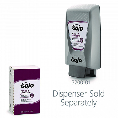 E2 Sanitizing Lotion Soap with PCMX Refill, For Pro TDX Dispenser, Fragrance-Free, 2,000 mL, 4/Carton (728104CT)