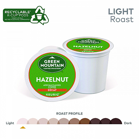 Hazelnut Decaf Coffee K-Cups, 96/Carton (7792CT)