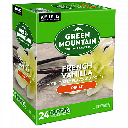 French Vanilla Decaf Coffee K-Cups, 96/Carton (7732CT)