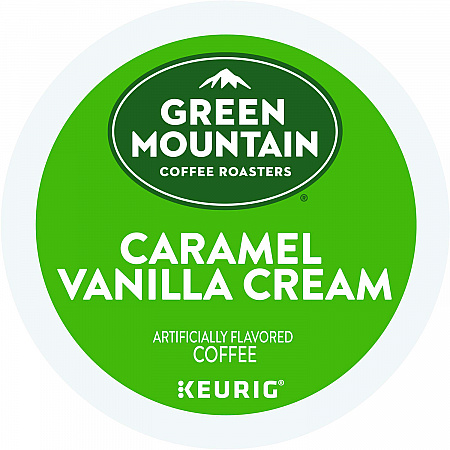 Caramel Vanilla Cream Coffee K-Cups, 24/Box (6700)