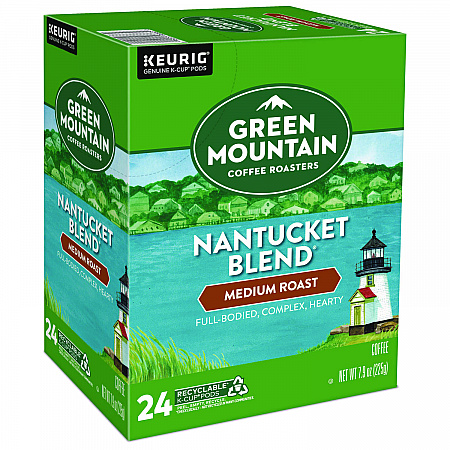 Nantucket Blend Coffee K-Cups, 24/Box (6663)