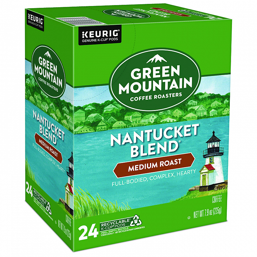 Nantucket Blend Coffee K-Cups, 24/Box (6663)