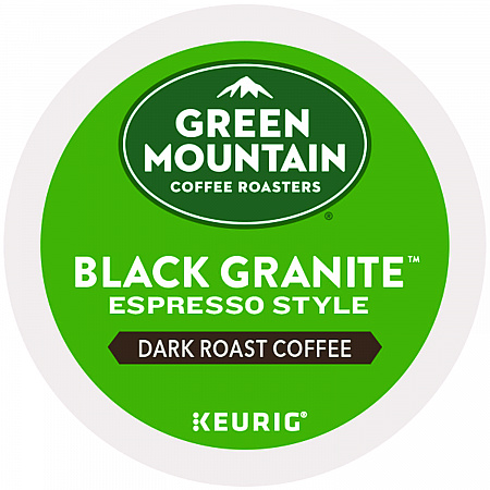 Black Granite Espresso Style K-Cups, 24/Box (9530)