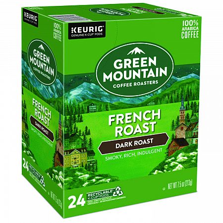 French Roast Coffee K-Cups, 96/Carton (6694CT)