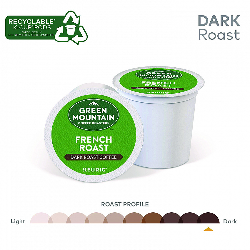 French Roast Coffee K-Cups, 96/Carton (6694CT)