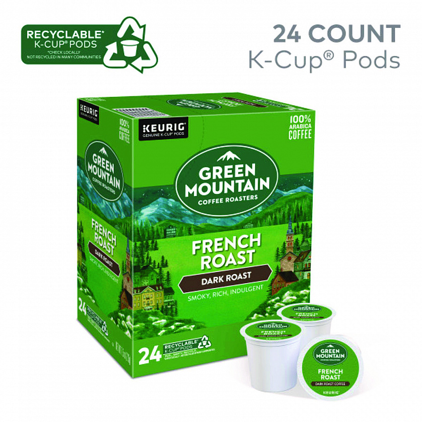 French Roast Coffee K-Cups, 96/Carton (6694CT)
