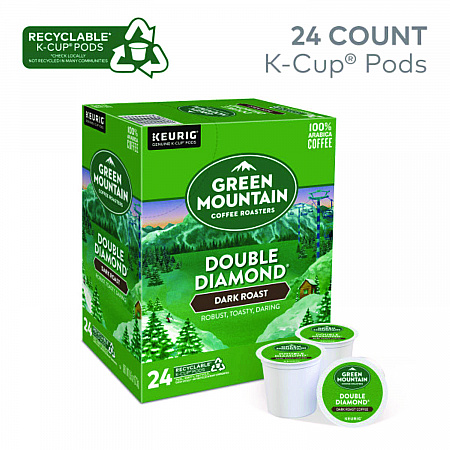 Double Black Diamond Extra Bold Coffee K-Cups, 96/Carton (4066CT)