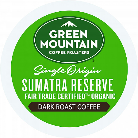 Fair Trade Organic Sumatran Extra Bold Coffee K-Cups, 24/Box (4060)