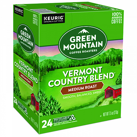 Vermont Country Blend Coffee K-Cups, 24/Box (6602)