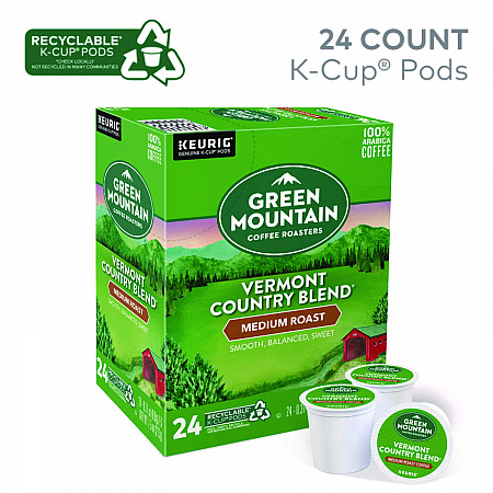 Vermont Country Blend Coffee K-Cups, 96/Carton (6602CT)