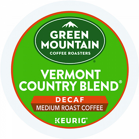Vermont Country Blend Decaf Coffee K-Cups, 24/Box (7602)