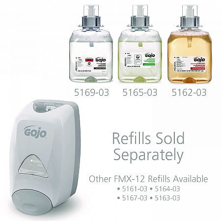 FMX-12 Soap Dispenser, 1,250 mL, 6.12 x 5.13 x 10.5, Gray/White (515006)