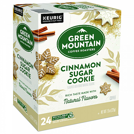 Cinnamon Sugar Cookie Coffee K-Cups, 24/Box (5814)