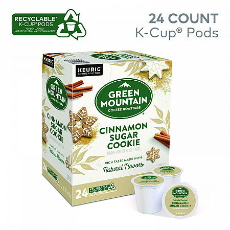 Cinnamon Sugar Cookie Coffee K-Cups, 24/Box (5814)