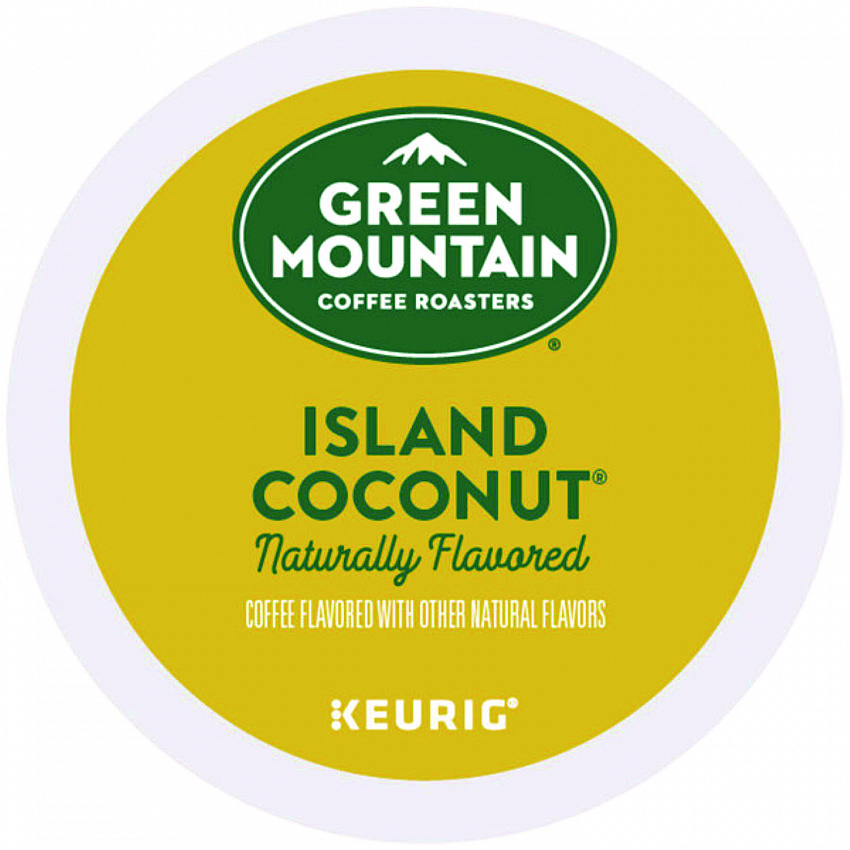 Island Coconut Coffee K-Cup Pods, 96/Carton (6720CT)