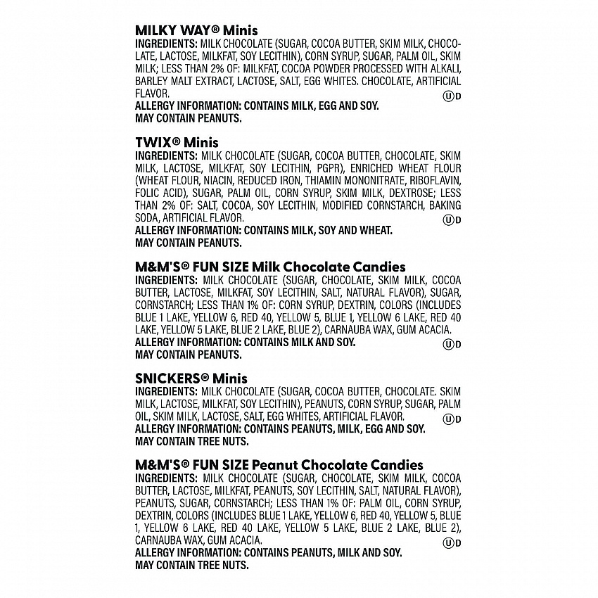Minis Mix Variety Pack, 62.6 oz Bag (22000016)