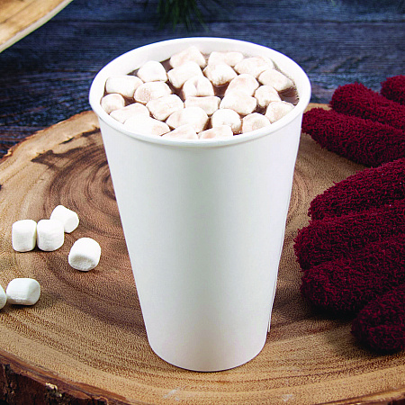 Thermoguard Insulated Paper Hot Cups, 16 oz, White Sustainable Forest Design, 600/Carton (DWTG16W)