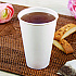 Thermoguard Insulated Paper Hot Cups, 16 oz, White Sustainable Forest Design, 600/Carton (DWTG16W)