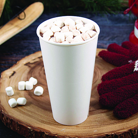 Thermoguard Insulated Paper Hot Cups, 20 oz, White Sustainable Forest Design, 600/Carton (DWTG20W)