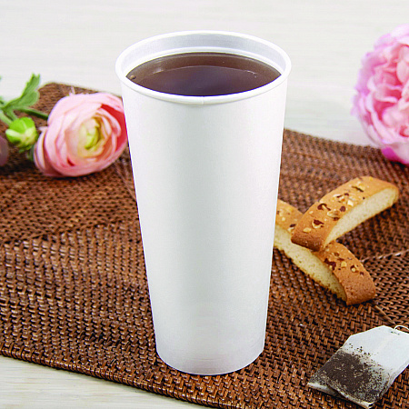 Thermoguard Insulated Paper Hot Cups, 24 oz, White Sustainable Forest Design, 600/Carton (DWTG24W)
