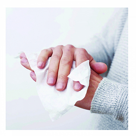 PDI Sani-Hands Instant Hand Sanitizing Wipes, 7.5 x 6, Unscented, White, 220/Canister, 6 Canisters/Carton (NPKP15984)
