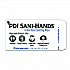 PDI Sani-Hands Instant Hand Sanitizing Wipes, 7.5 x 6, Unscented, White, 220/Canister, 6 Canisters/Carton (NPKP15984)
