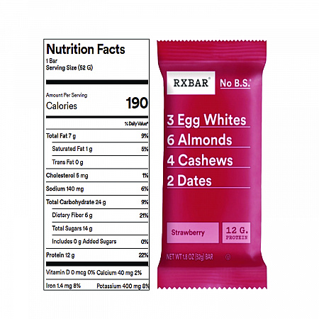 Minis Protein Bars Variety Pack, Blueberry/Strawberry, 0.9 oz Bar, 8/Box (KEE00737)