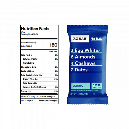 Minis Protein Bars Variety Pack, Blueberry/Strawberry, 0.9 oz Bar, 8/Box (KEE00737)