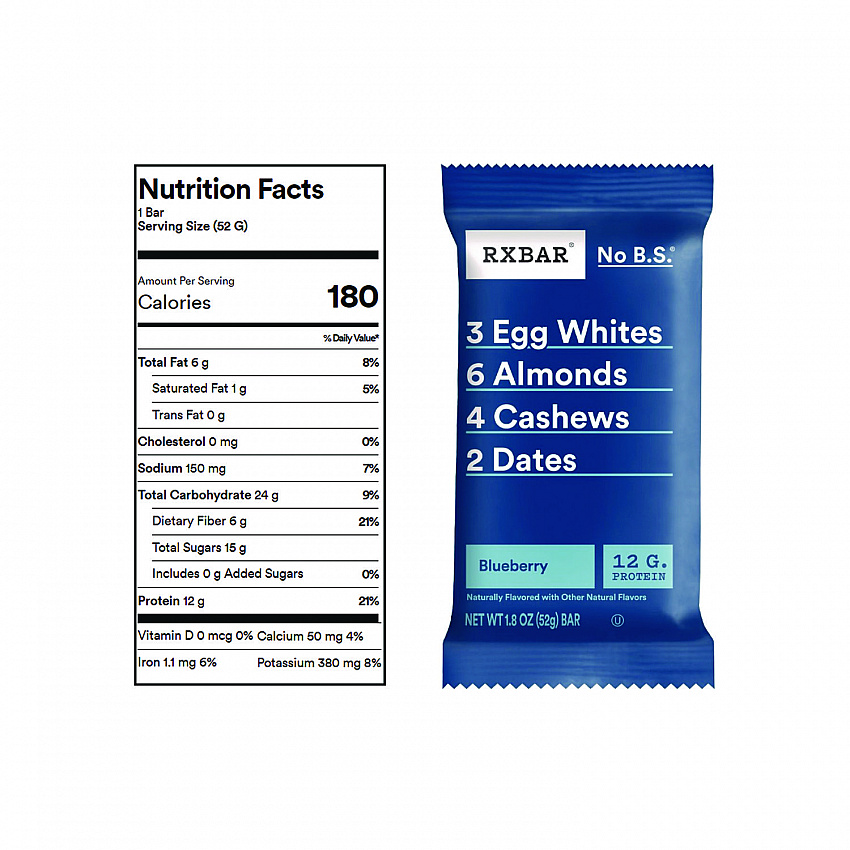 Minis Protein Bars Variety Pack, Blueberry/Strawberry, 0.9 oz Bar, 8/Box (KEE00737)