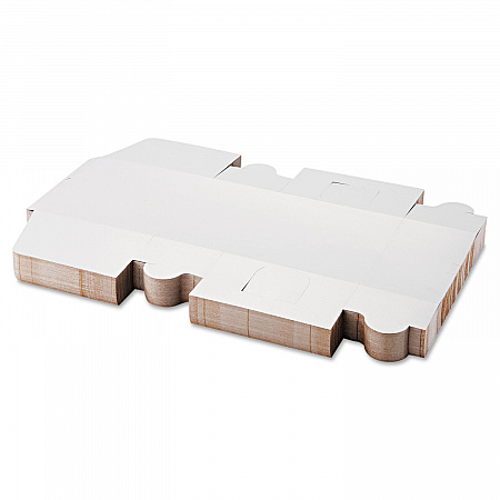 White One-Piece Non-Window Bakery Boxes, 10 x 10 x 5.5, White, Paper, 100/Carton (0977)