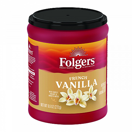 French Vanilla Ground Coffee, 9.6 oz Can (SMU98181)