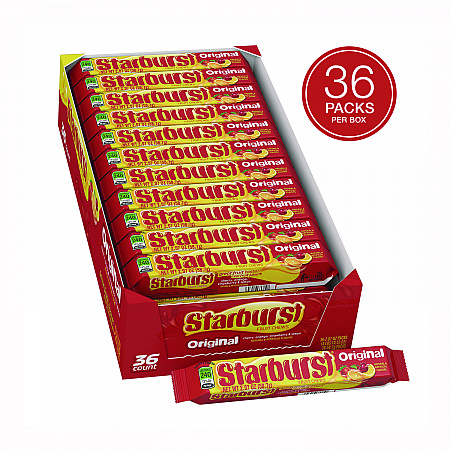 Original Fruit Chews, Cherry; Lemon; Orange; Strawberry, 12 Pieces/Pack, 36 Packs/Box (MMM01151)