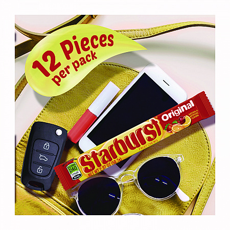 Original Fruit Chews, Cherry; Lemon; Orange; Strawberry, 12 Pieces/Pack, 36 Packs/Box (MMM01151)