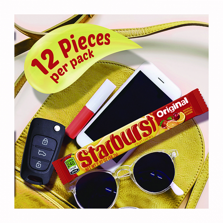 Original Fruit Chews, Cherry; Lemon; Orange; Strawberry, 12 Pieces/Pack, 36 Packs/Box (MMM01151)
