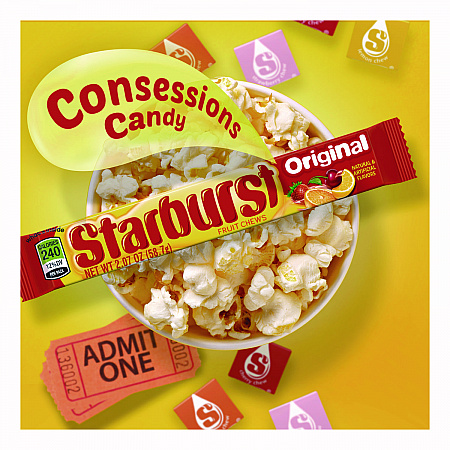 Original Fruit Chews, Cherry; Lemon; Orange; Strawberry, 12 Pieces/Pack, 36 Packs/Box (MMM01151)