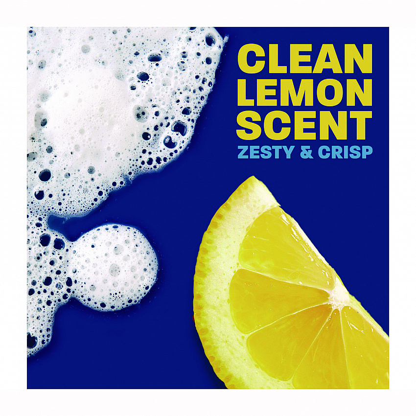 Platinum Liquid Dish Detergent, Clean Lemon Scent, 24.3 oz EZ-Squeeze Bottle (11819)