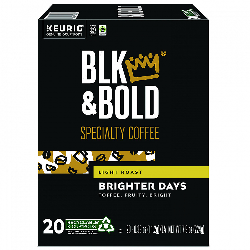 Brighter Days Coffee K-Cups, 20/Box (5000372406)