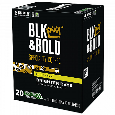 Brighter Days Coffee K-Cups, 20/Box (5000372406)