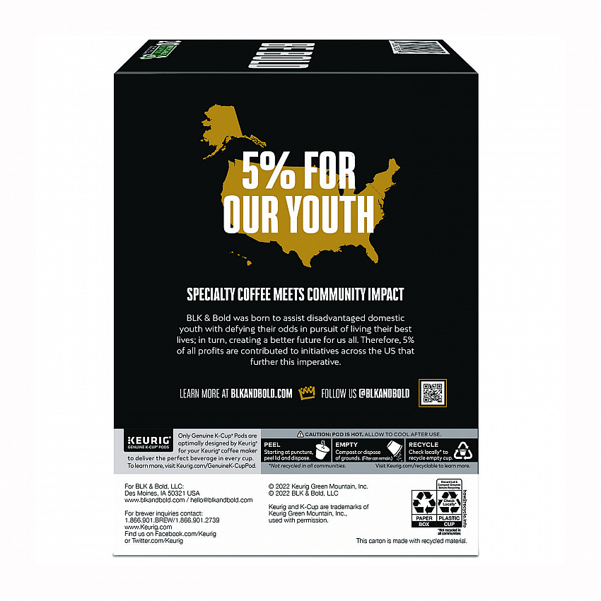 Brighter Days Coffee K-Cups, 20/Box (5000372406)