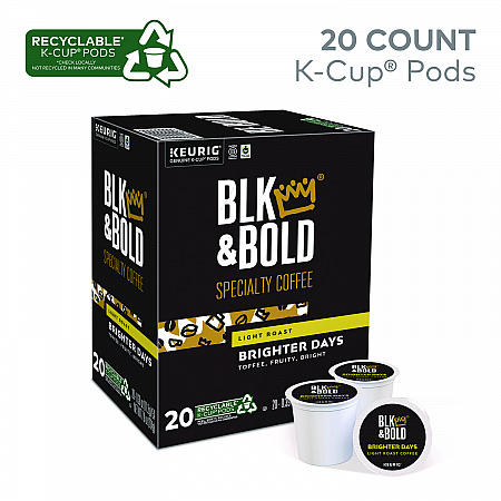 Brighter Days Coffee K-Cups, 20/Box (5000372406)