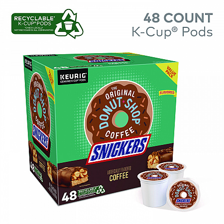 SNICKERS Flavored Coffee K-Cups, 48/Box (5000373541)