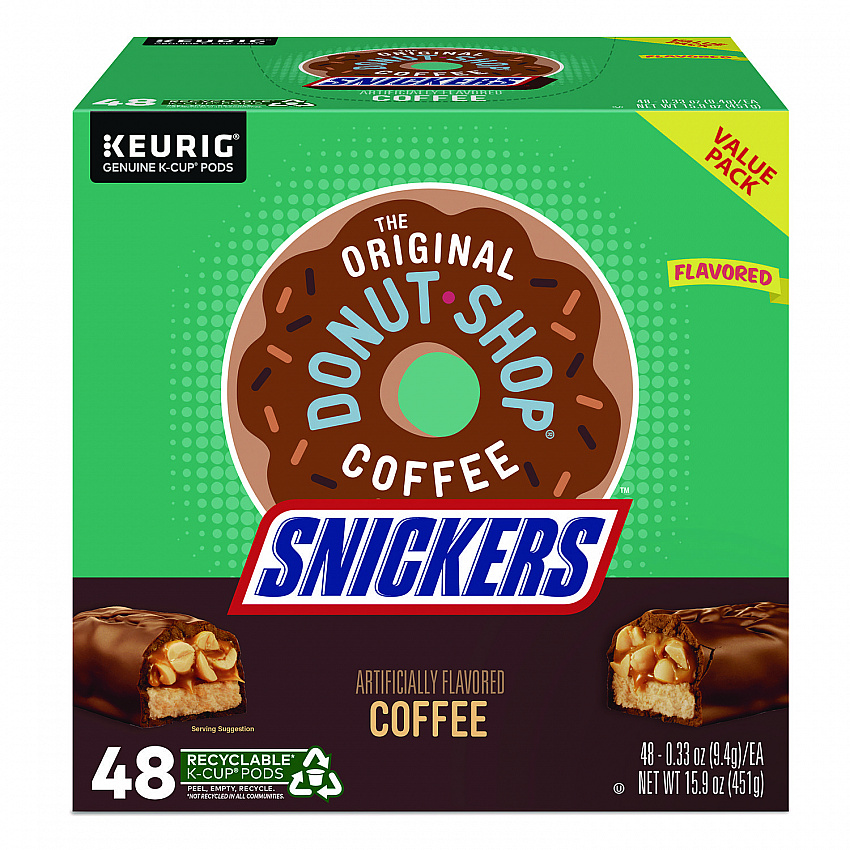SNICKERS Flavored Coffee K-Cups, 48/Box (5000373541)