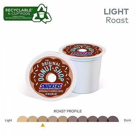 SNICKERS Flavored Coffee K-Cups, 48/Box (5000373541)