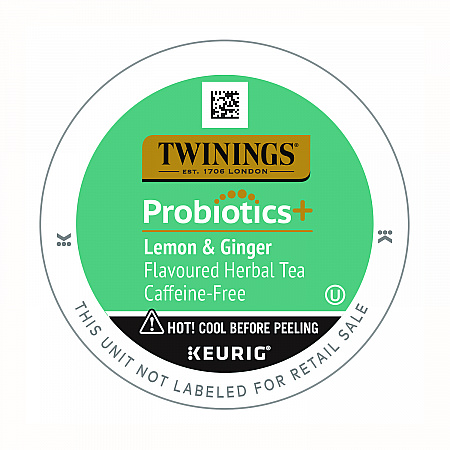 Probiotics+ Herbal Lemon and Ginger Tea, 24/Box (TNA23050)