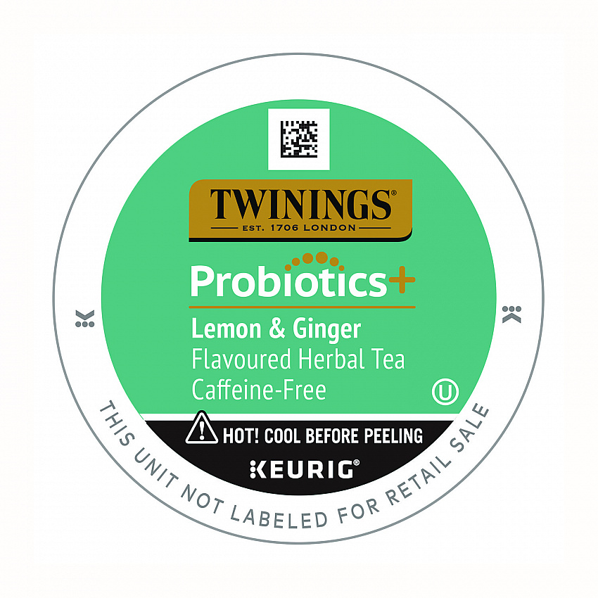 Probiotics+ Herbal Lemon and Ginger Tea, 24/Box (TNA23050)