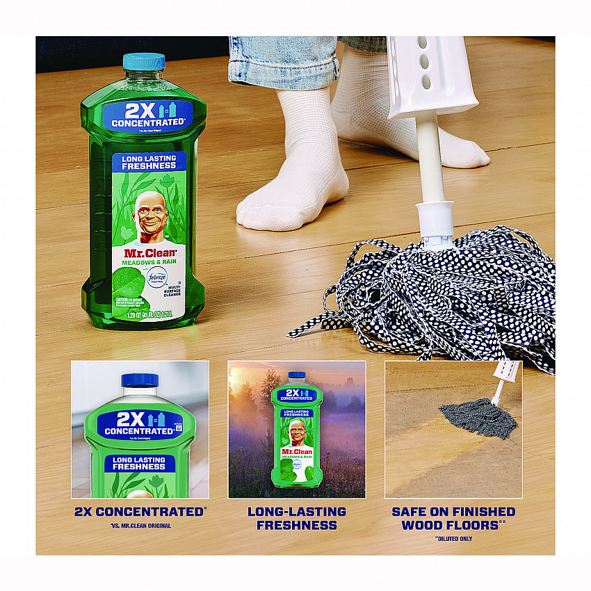 Multipurpose Cleaning Solution, Gain Original Fresh Scent, 64 oz Bottle (10724)