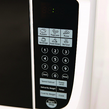 1.4 cu ft Electronic Microwave with Touch Pad, 1,000 W, White (MO1450TW)