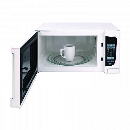 1.4 cu ft Electronic Microwave with Touch Pad, 1,000 W, White (MO1450TW)
