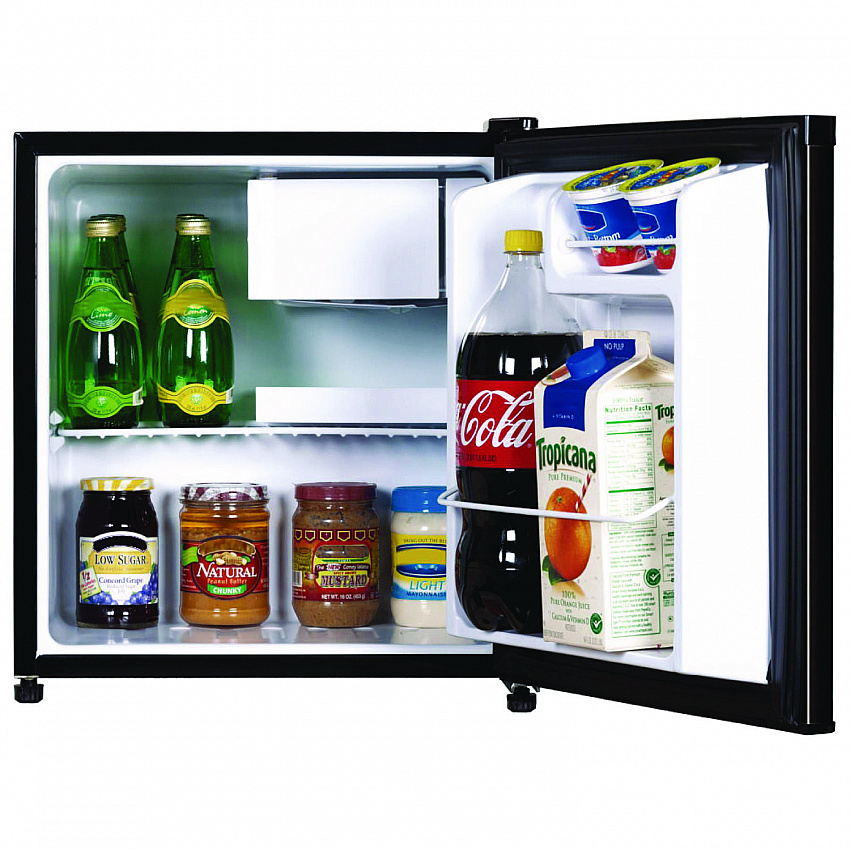 1.6 Cu. Ft. Compact Refrigerator with Chiller Compartment, Black (RM16J1B17X1B)